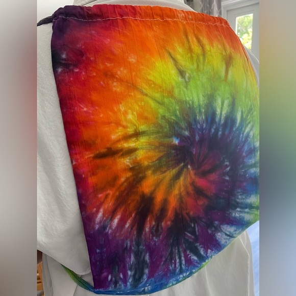 TIE DYE Rainbow NEW OAD ECONOMICAL Drawstring Style Sport Pack Backback - Picture 8 of 8